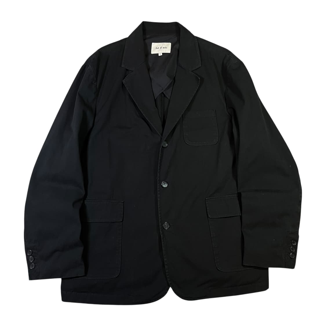 아트 이프 액츠 워시드 코튼 블레이저 자켓 상품이미지1