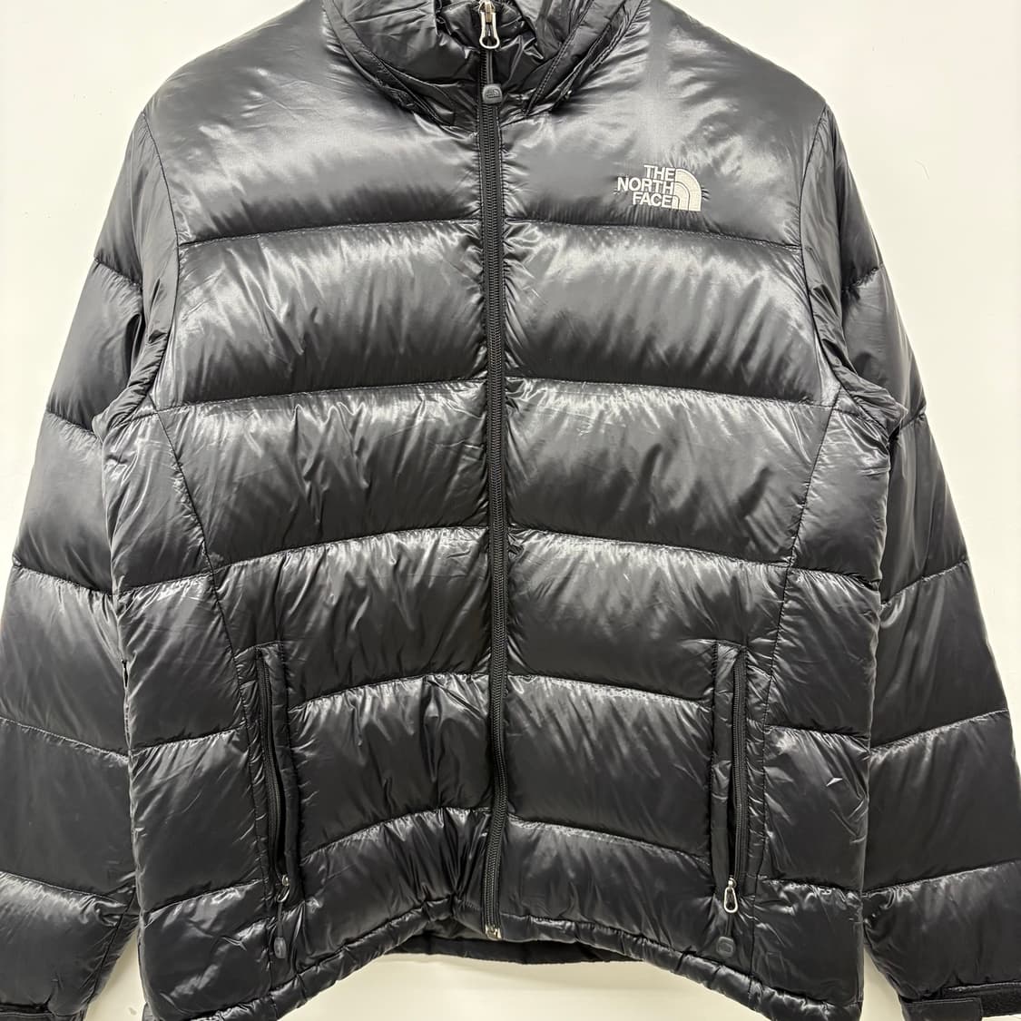 노스페이스 블랙 경량 패딩 자켓 여/XL 상품이미지2