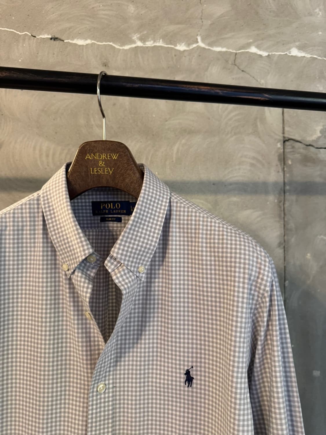 폴로 랄프로렌 깅엄체크 버튼다운 셔츠 100 상품이미지4