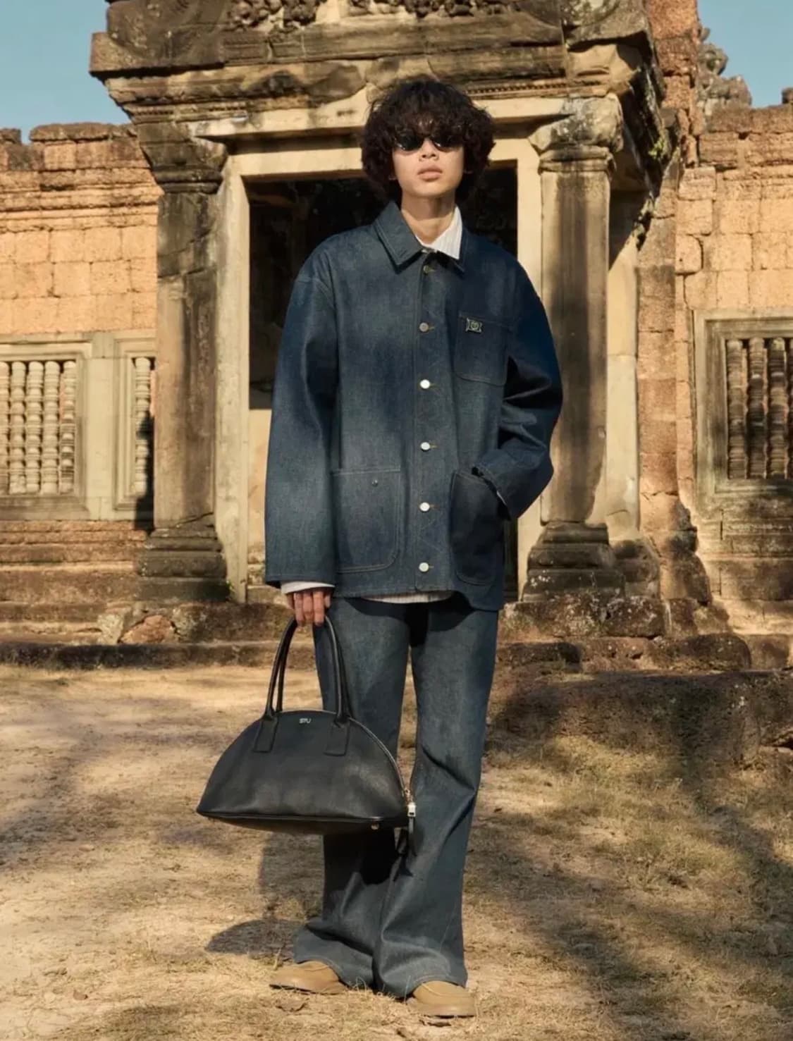 STU 인디고 데님 워크자켓 L사이즈 상품이미지1