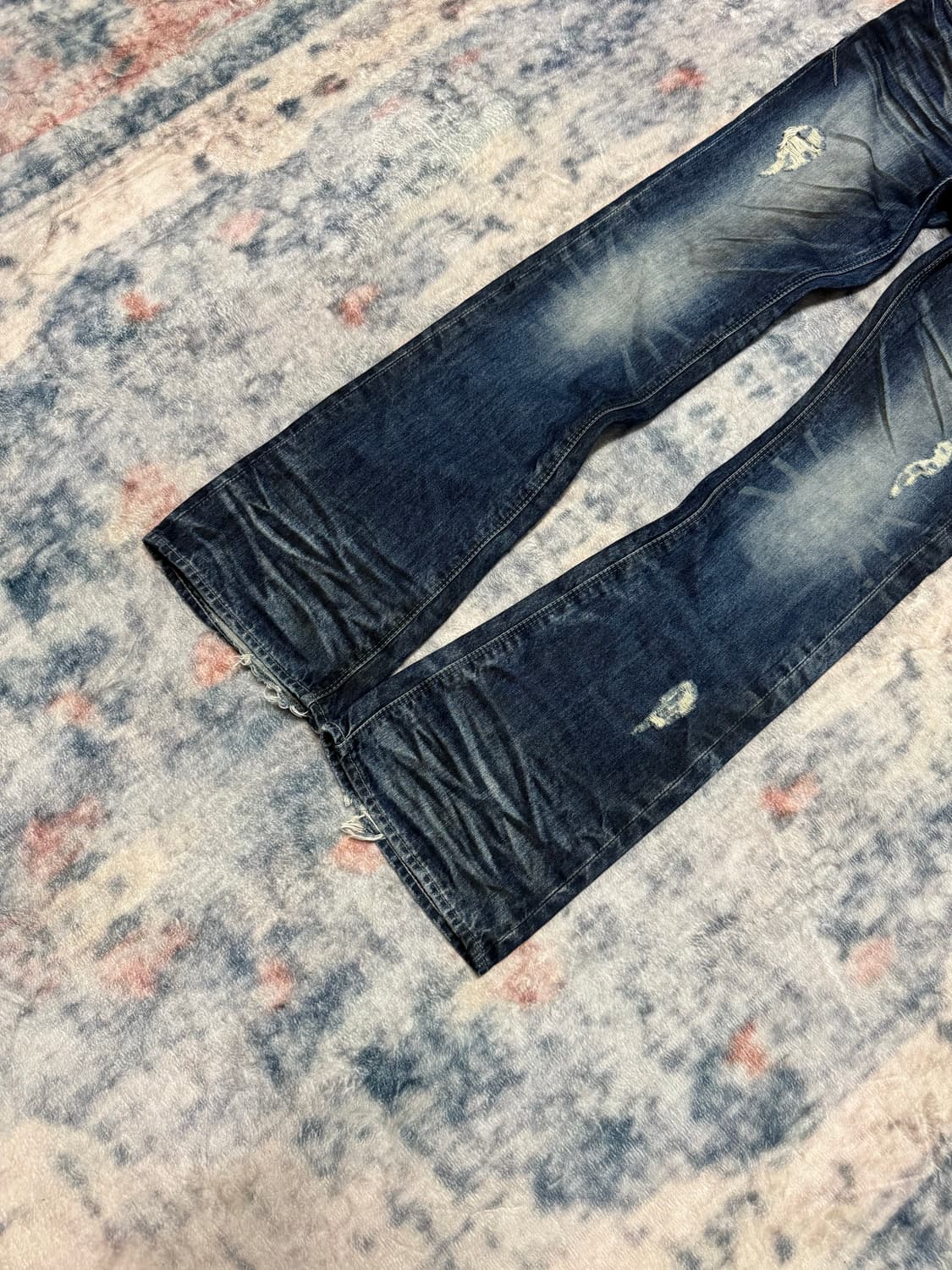 Fuga 00s archive whisker boot cut denim 상품이미지6