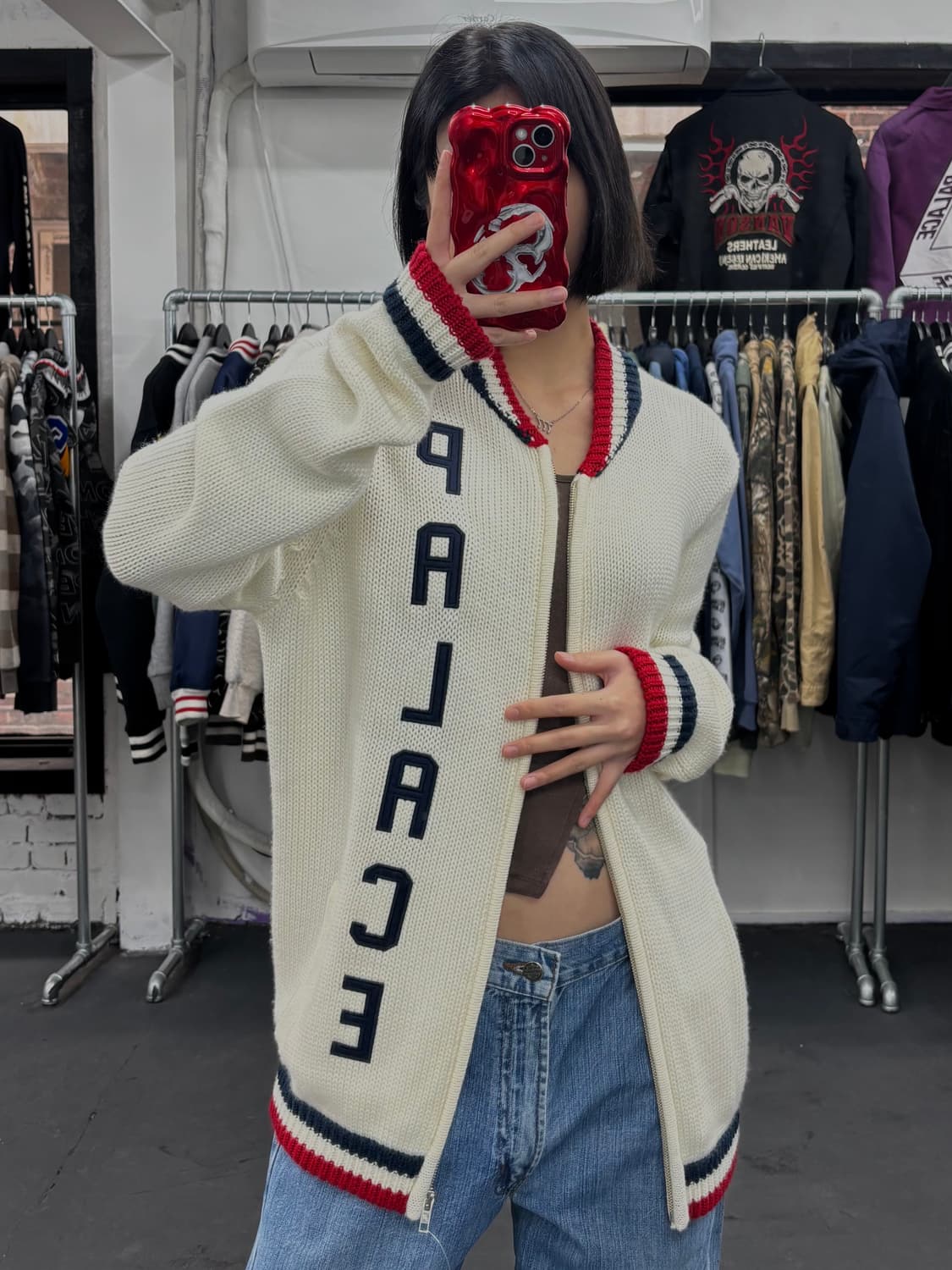 팔라스 버트 니트 집업 상품이미지3