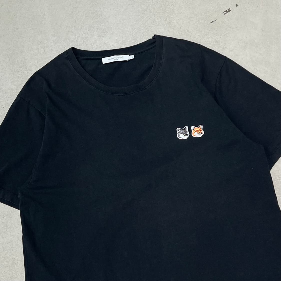  메종키츠네 폭스 자수 반팔티 s10382 상품이미지3