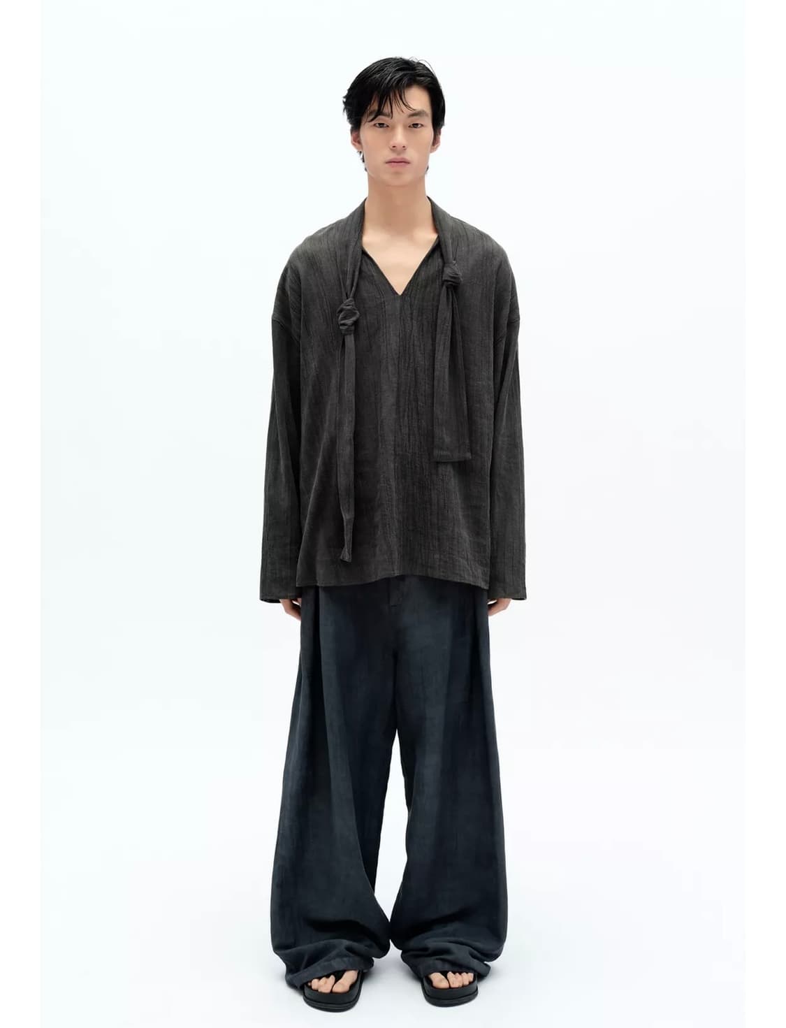 [M] Fanglu Lin x ZARA 링클 린넨 셔츠 상품이미지1