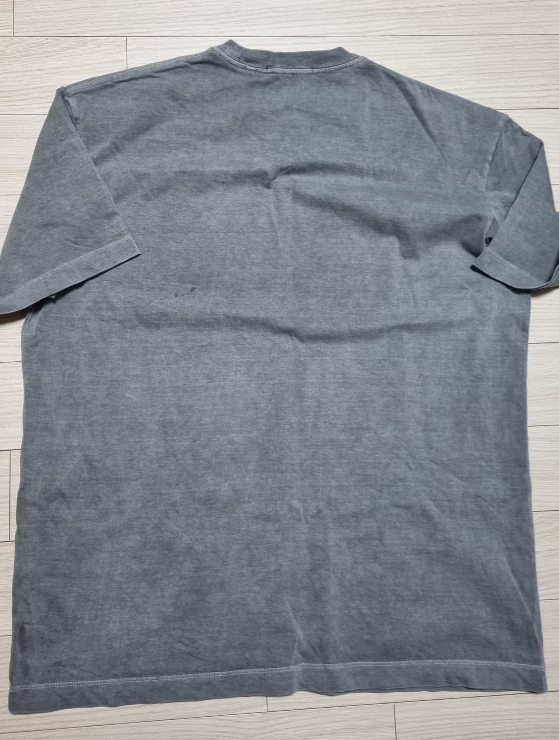 3 폴리테루 휴먼인덱스 레귤러 티셔츠 다이드 퍼플그레이, 그레이 2장 상품이미지8