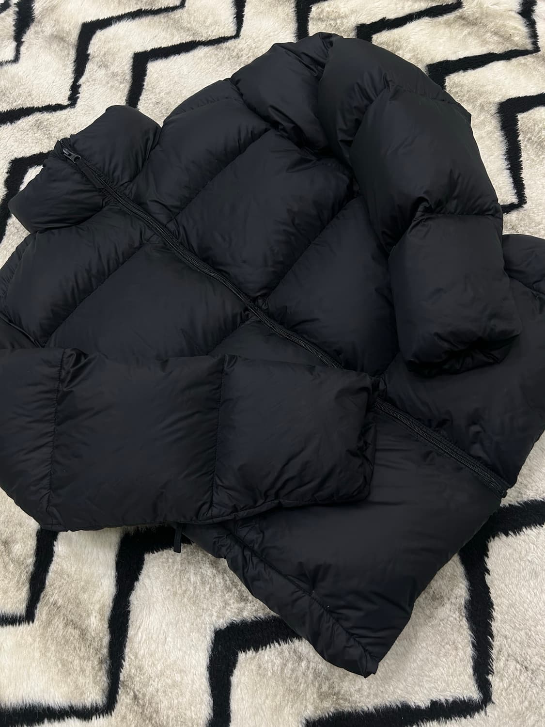 [L]탑텐 리얼라이트 숏 패딩/블랙 상품이미지1