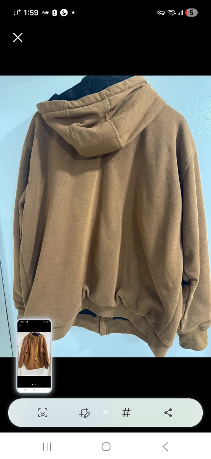 칼하트 후드집업 상품이미지2