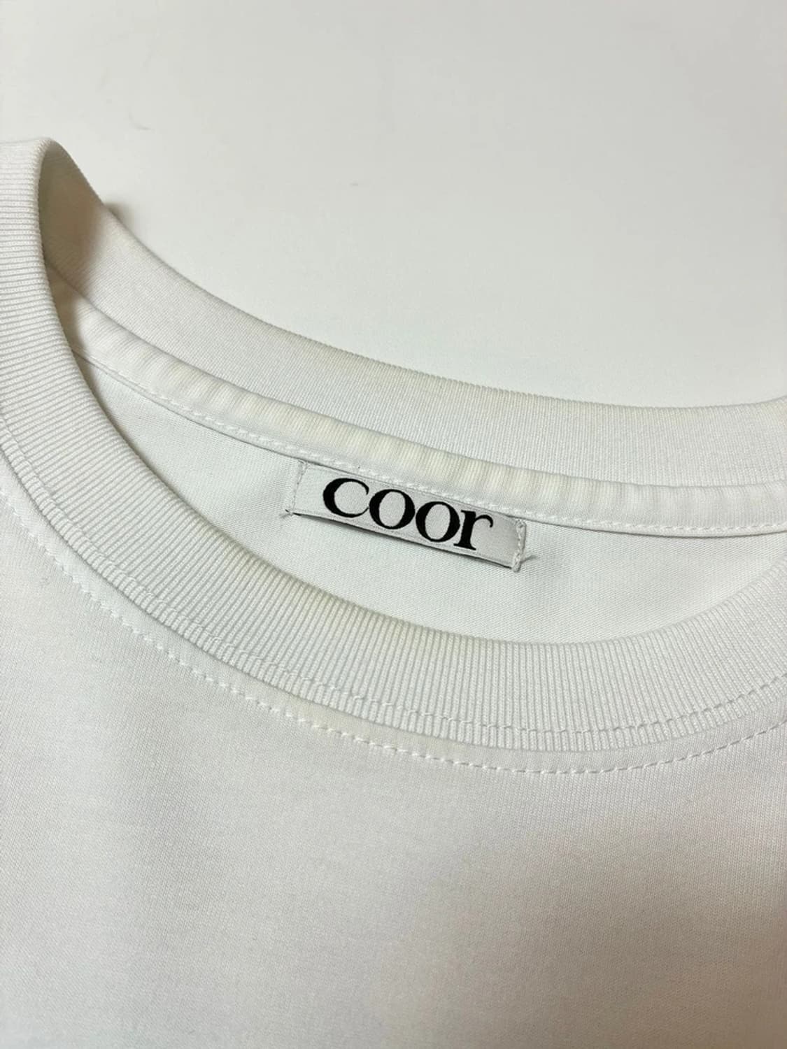 쿠어 Coor 23SS 베이직 반팔 티셔츠 PN9593 상품이미지5