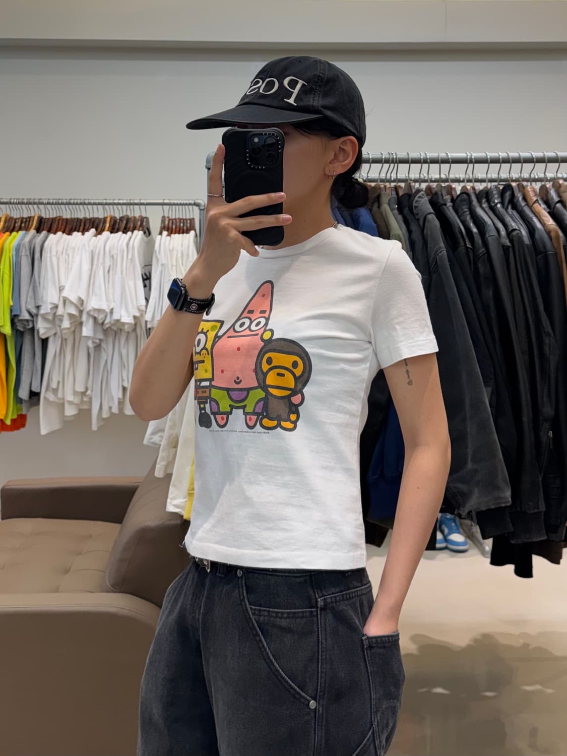 베이프 x 스폰지밥 티셔츠 상품이미지8