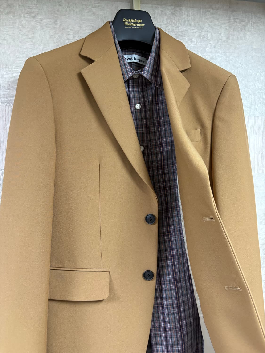 넌블랭크 블레이저 - 카멜M 상품이미지5