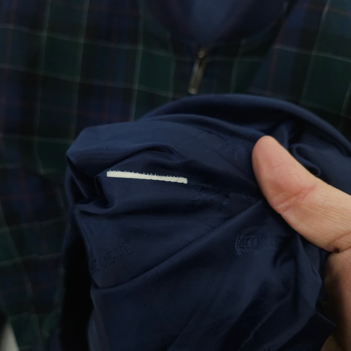 라코스테 체크 블루종 105 상품이미지6