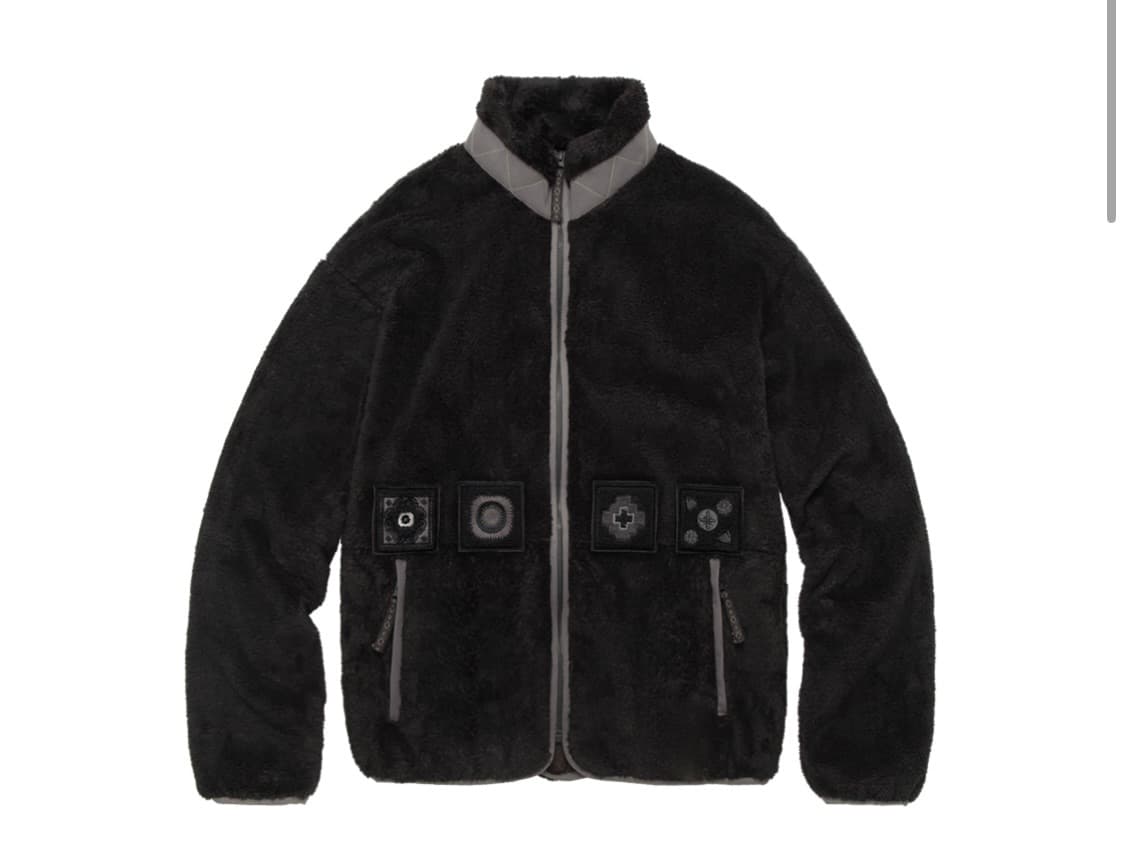 [4] 폴리테루 셰르파 플리스 후리스 블랙브라운 상품이미지1