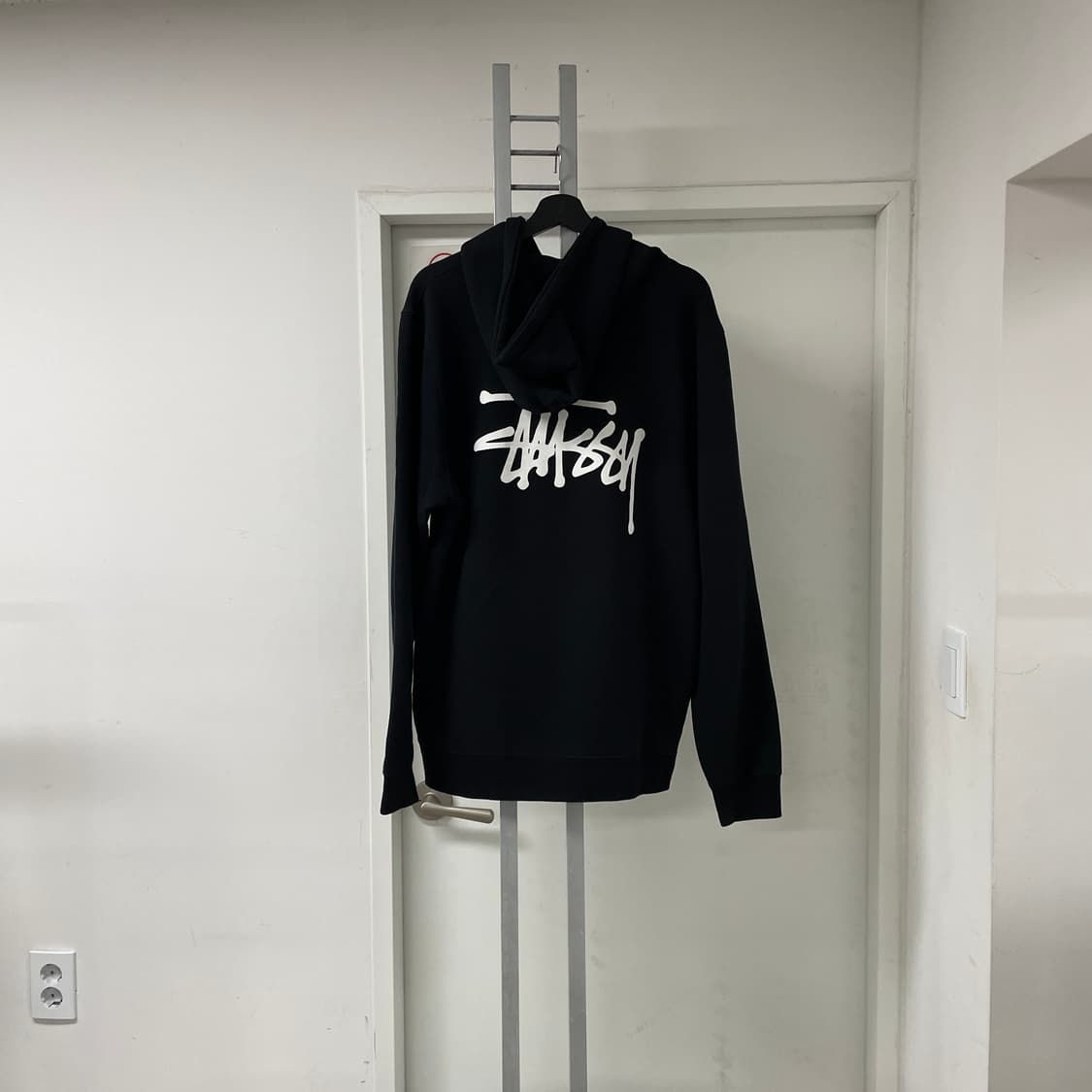 스투시 베이직 후드티 블랙 XL 상품이미지5