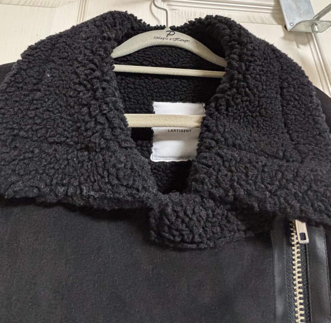 라티젠 무스탕 자켓 블랙 free 사이즈 상품이미지2