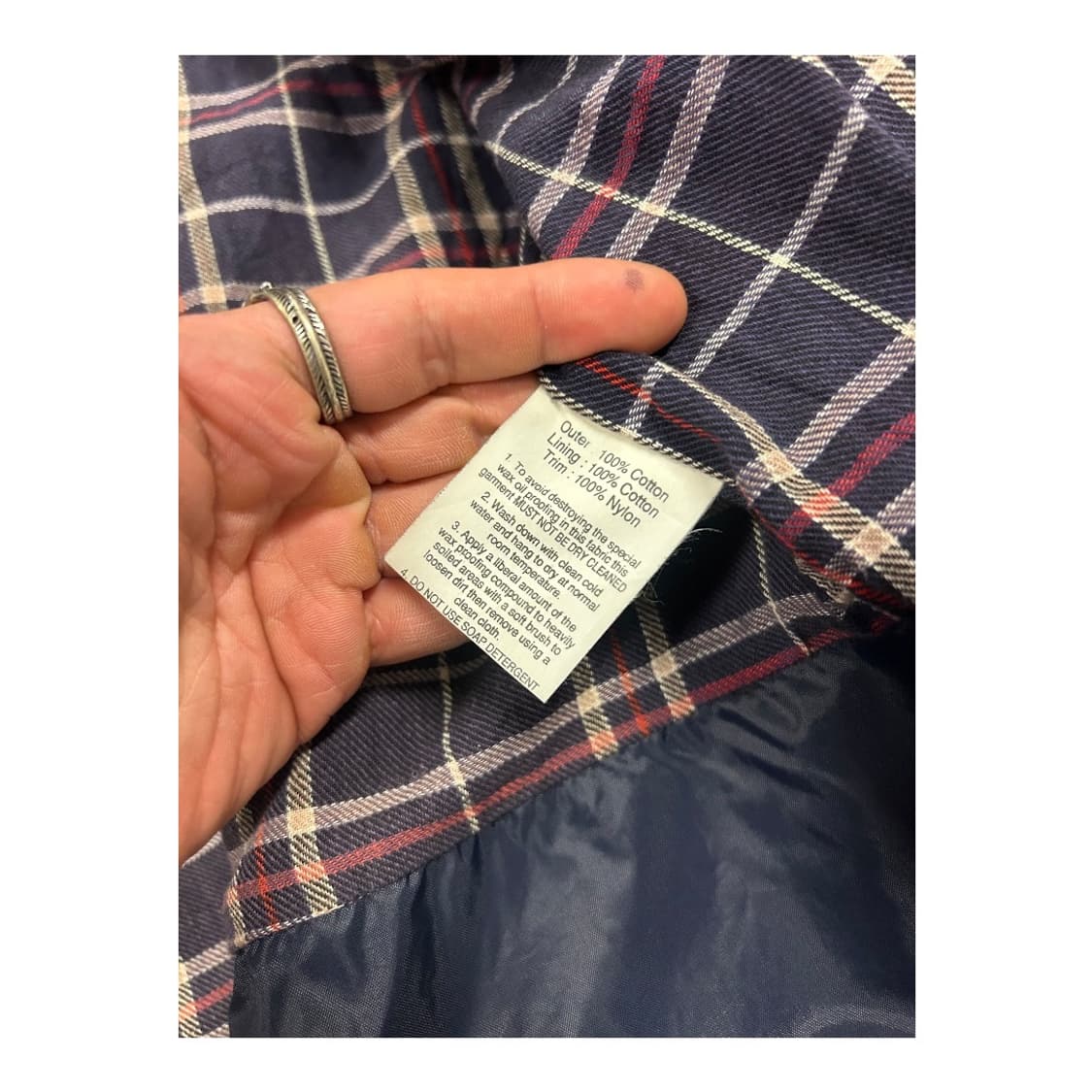 2XL) 로열 스펜서 90s 영국산 왁스 헌팅 자켓 OJ-P-- 상품이미지7