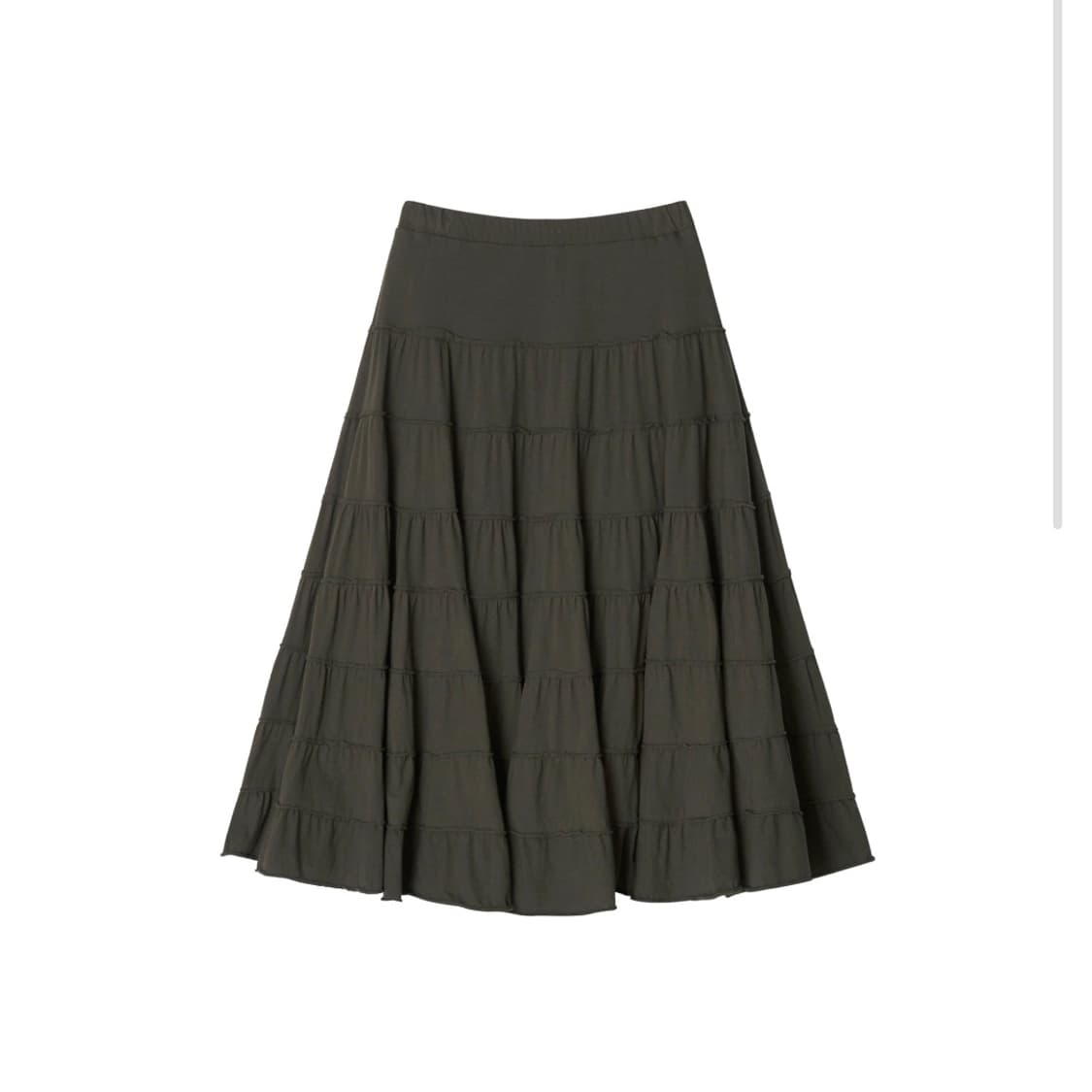 콜로신스 CATERPIL SKIRT KHAKI 상품이미지1