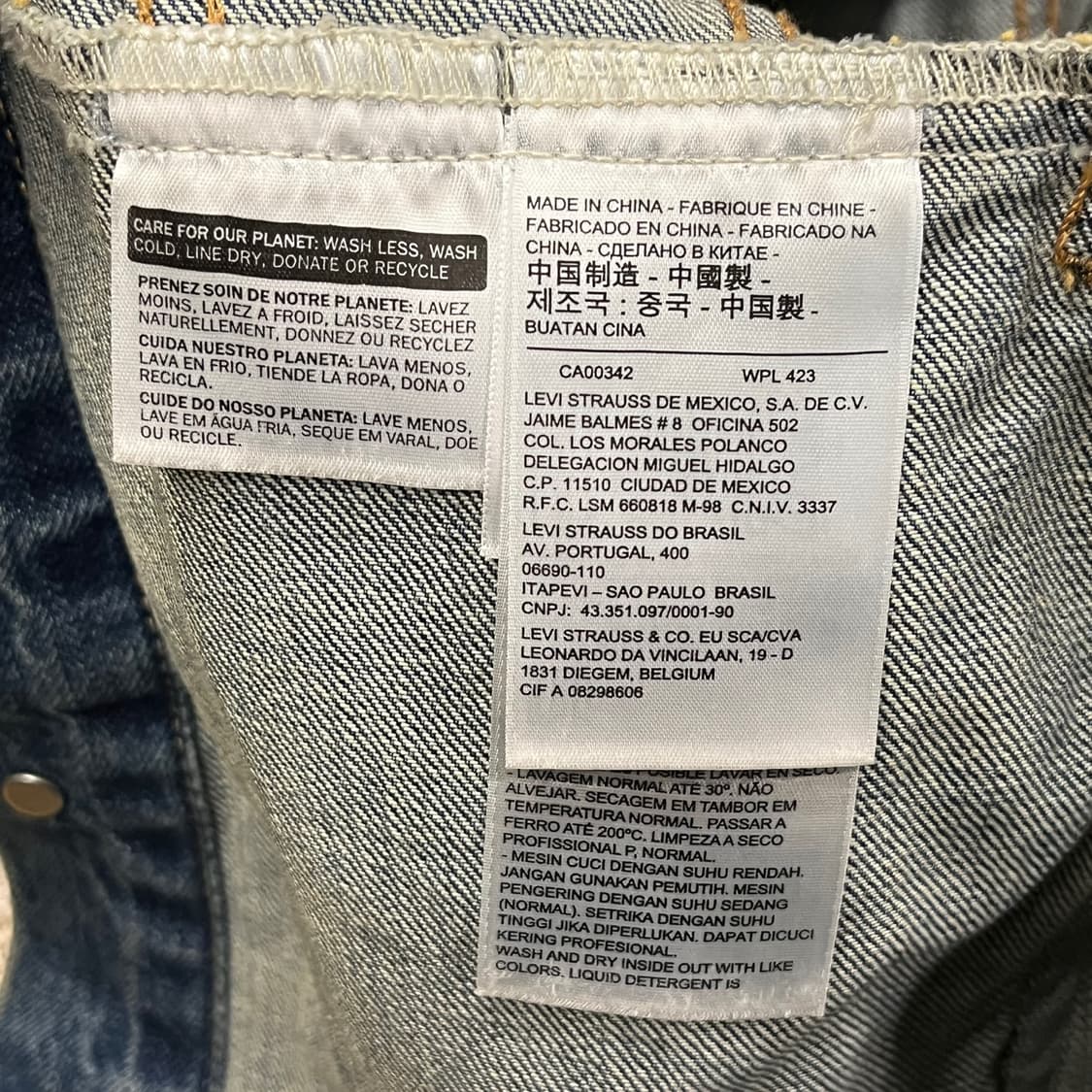 [정품/M] 리바이스 데님 트러커 자켓 청자켓 b17 상품이미지5