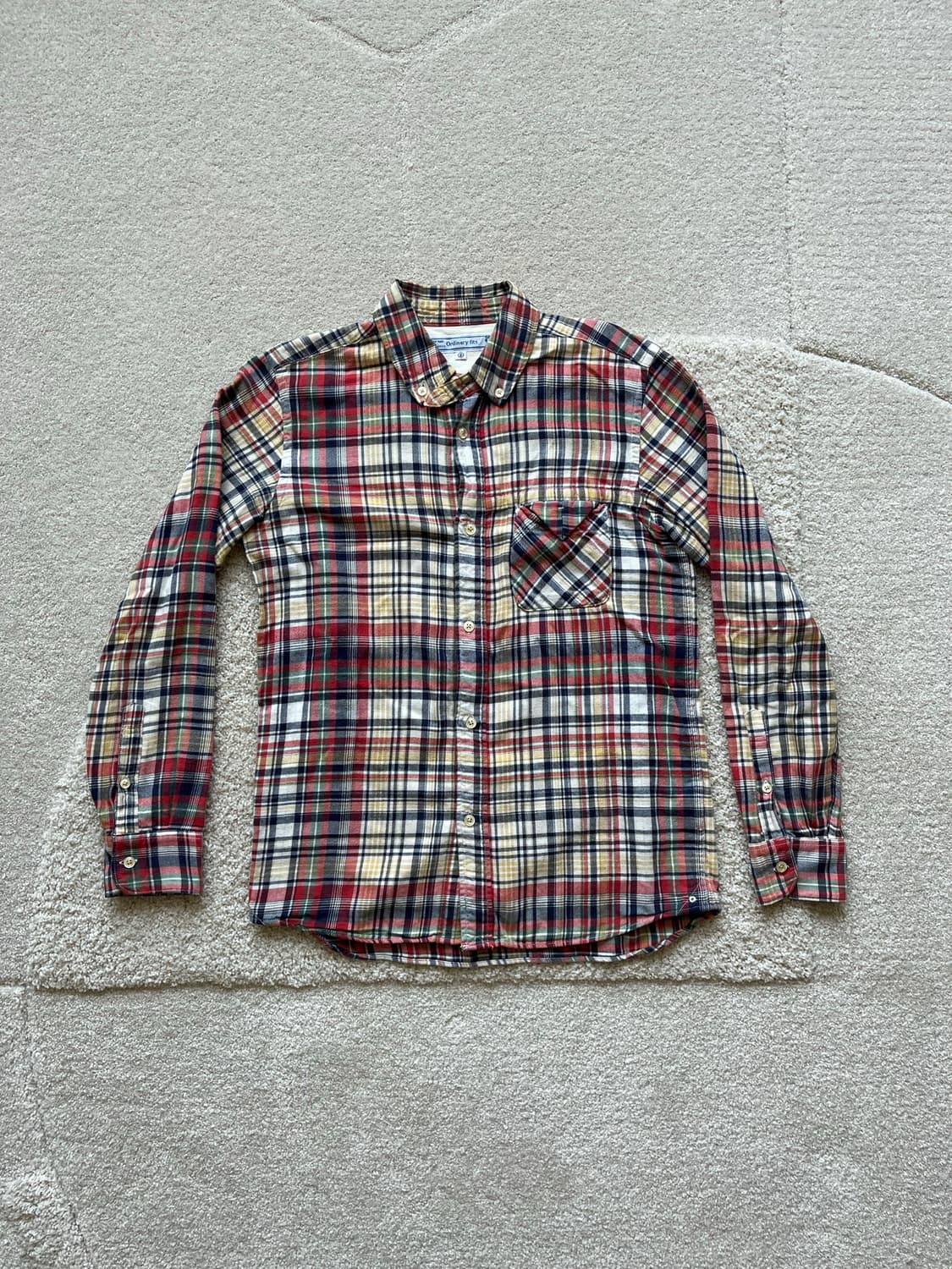 Ordinary fits 체크패턴 셔츠 (95-100) 상품이미지2