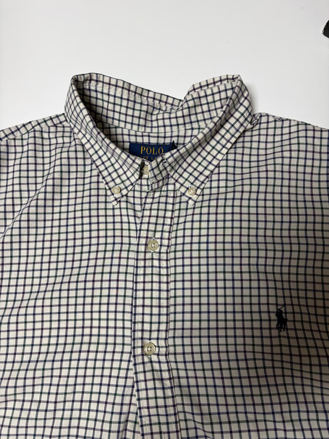Polo 폴로 랄프로렌 체크 신형 셔츠 2XL 상품이미지1