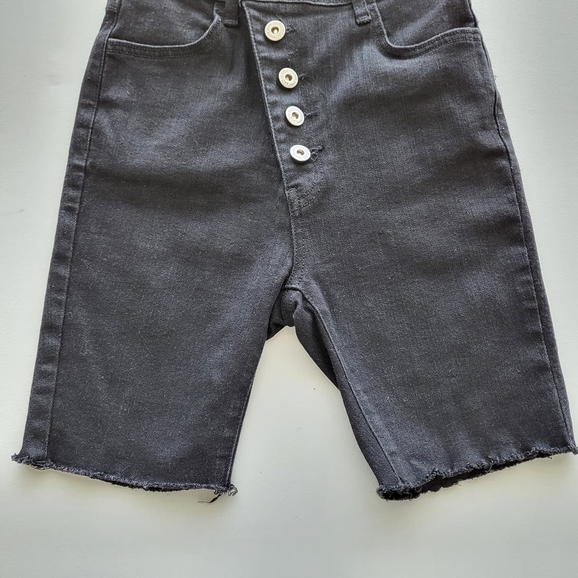 언발  3부  데님 반바지   판매합니다 
 상품이미지5