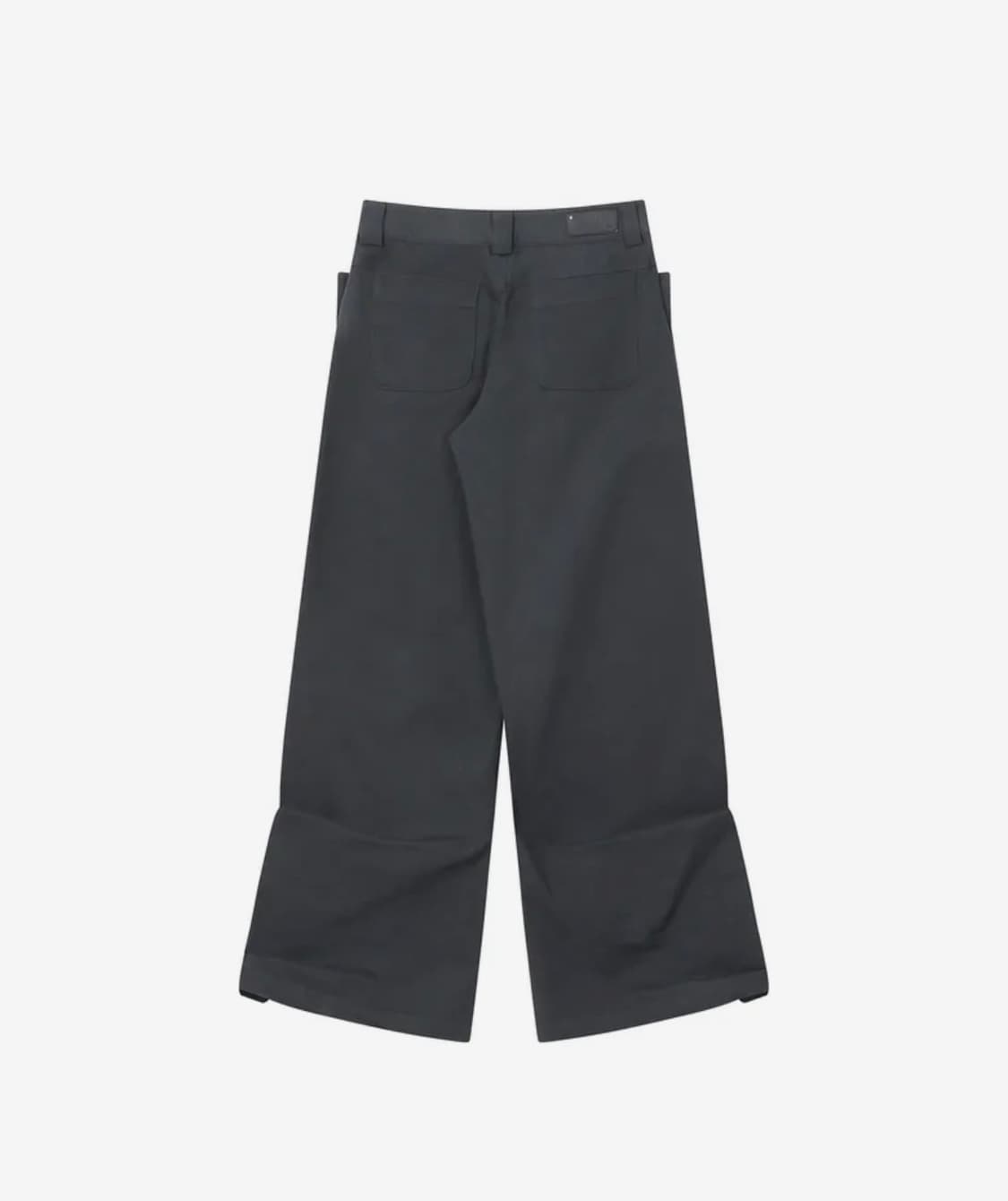 미세키서울 Flap layered wide pants CHARCOAL 상품이미지3
