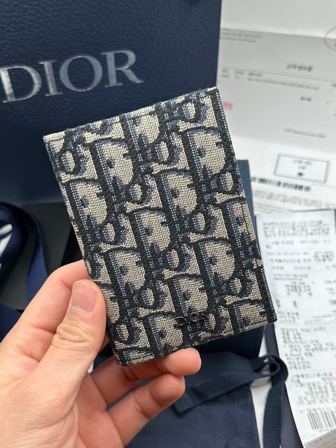 [새상품급]디올 오블리크 오거나이저 카드지갑 상품이미지1