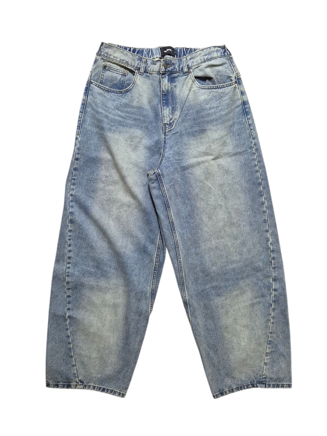 Mahagrid SOLAR EMB DENIM PANT BLUE (L사이즈 상품이미지1