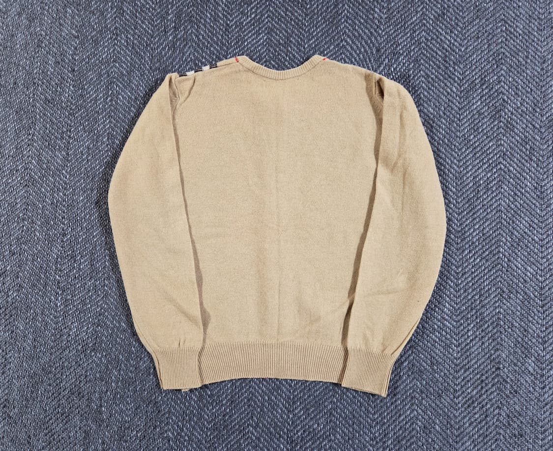 버버리 Burberrys 빈티지 노바 체크 램스울 가디건
 상품이미지2