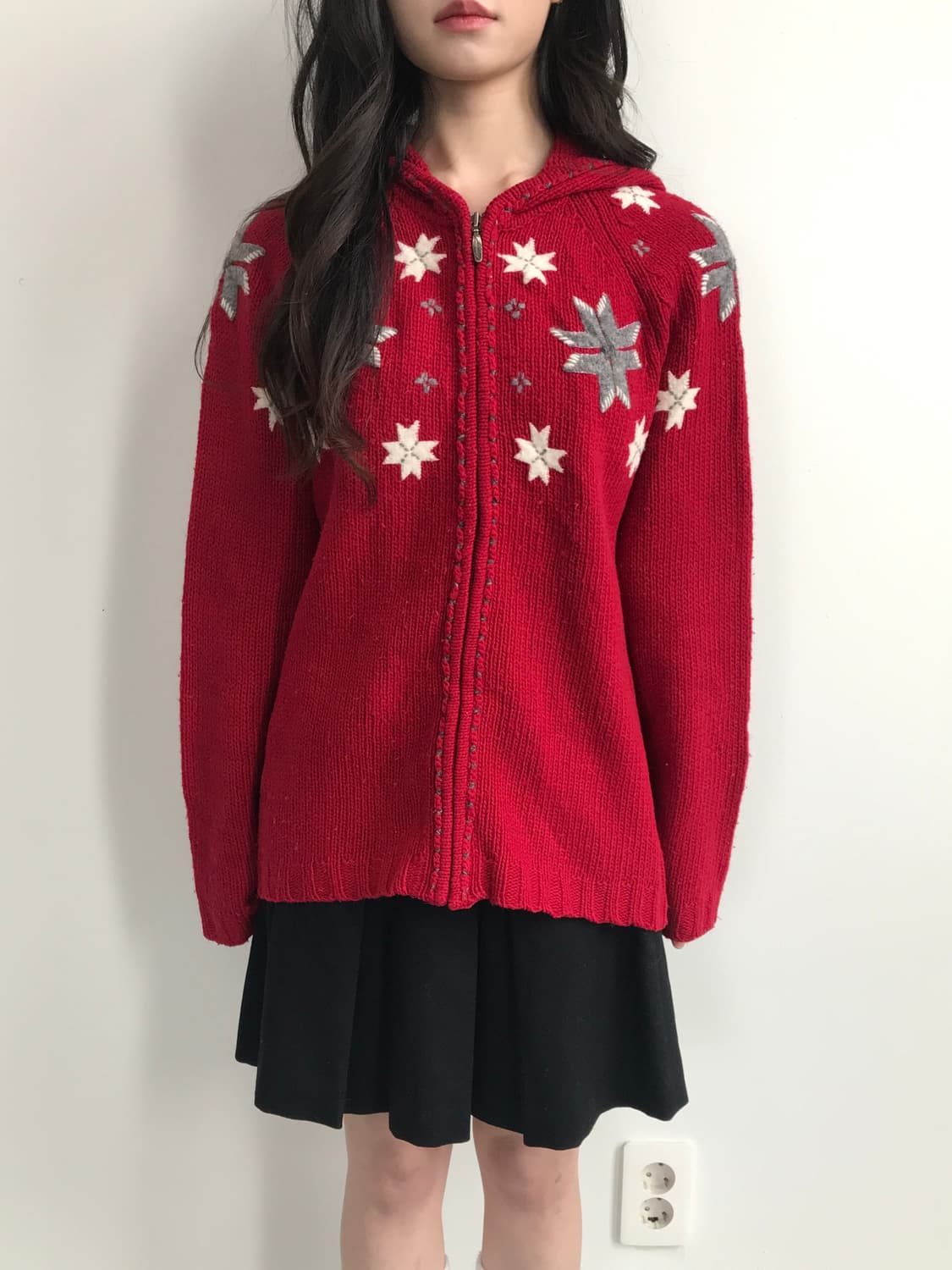  Eddie Bauer Holiday Knit Zip Cardigan 상품이미지2