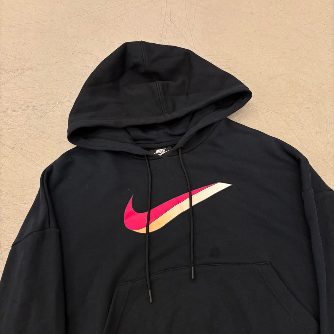 나이키 컬러 스우시 크롭 후드티 상품이미지2