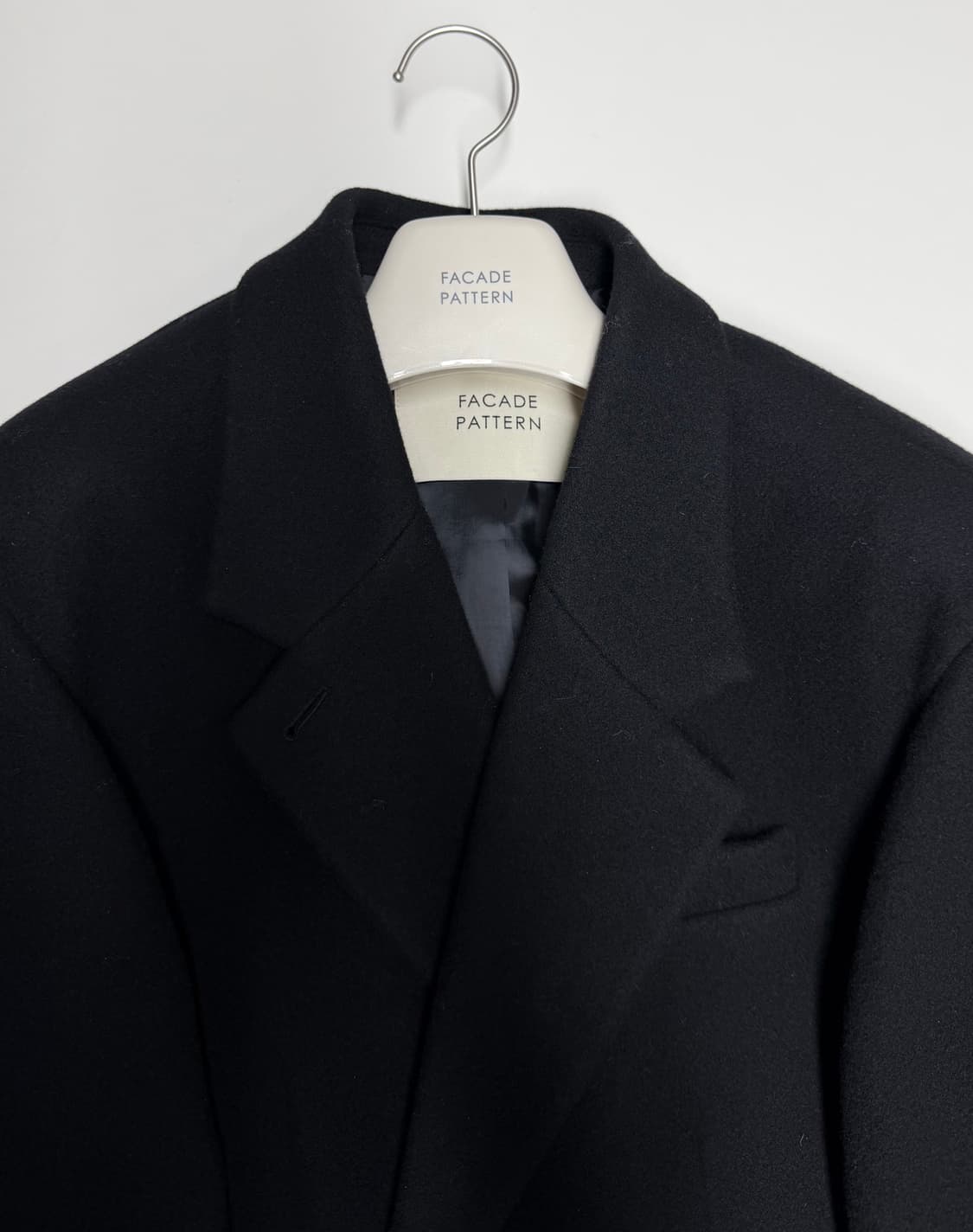 파사드패턴 캐시미어 블리이저 코트 블랙M 상품이미지6