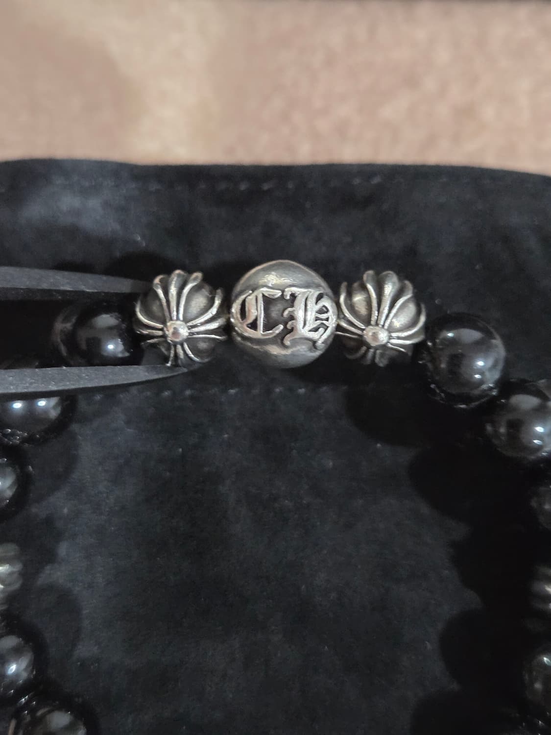 정품 크롬하츠 토르말린8볼 비즈팔찌 상품이미지8