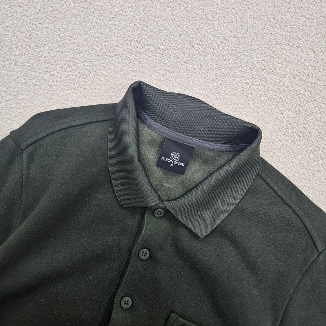 [95] 코오롱스포츠 기모 카라 긴팔티 1211J1 상품이미지2