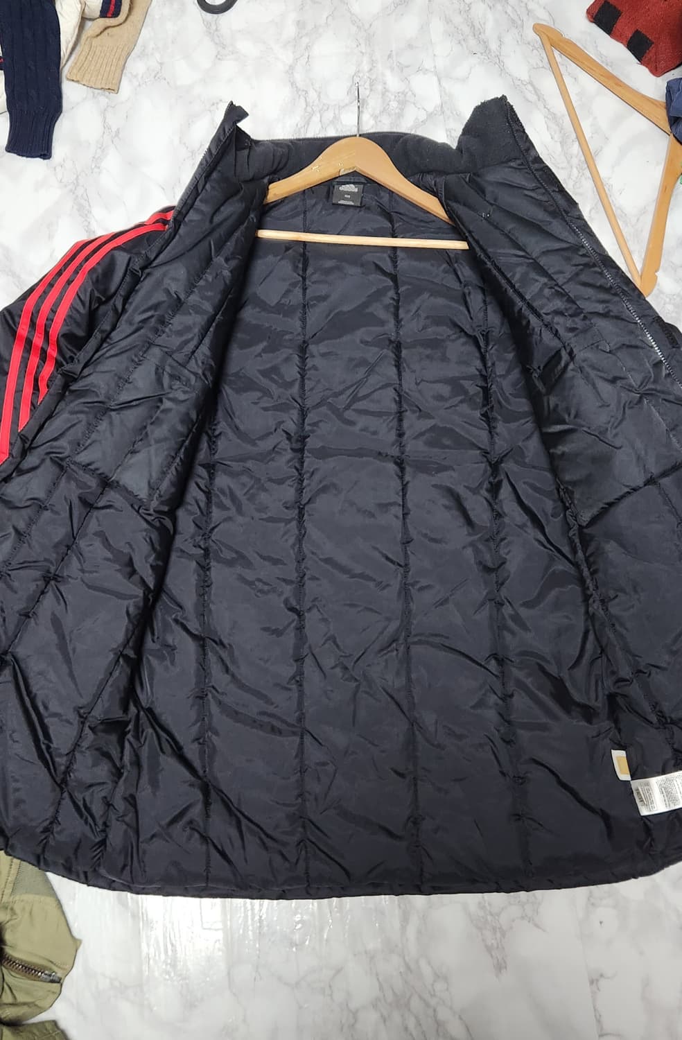 아디다스 리버풀 10-11 스탠다드 벤치 코트 패딩 점퍼 자켓 상품이미지6