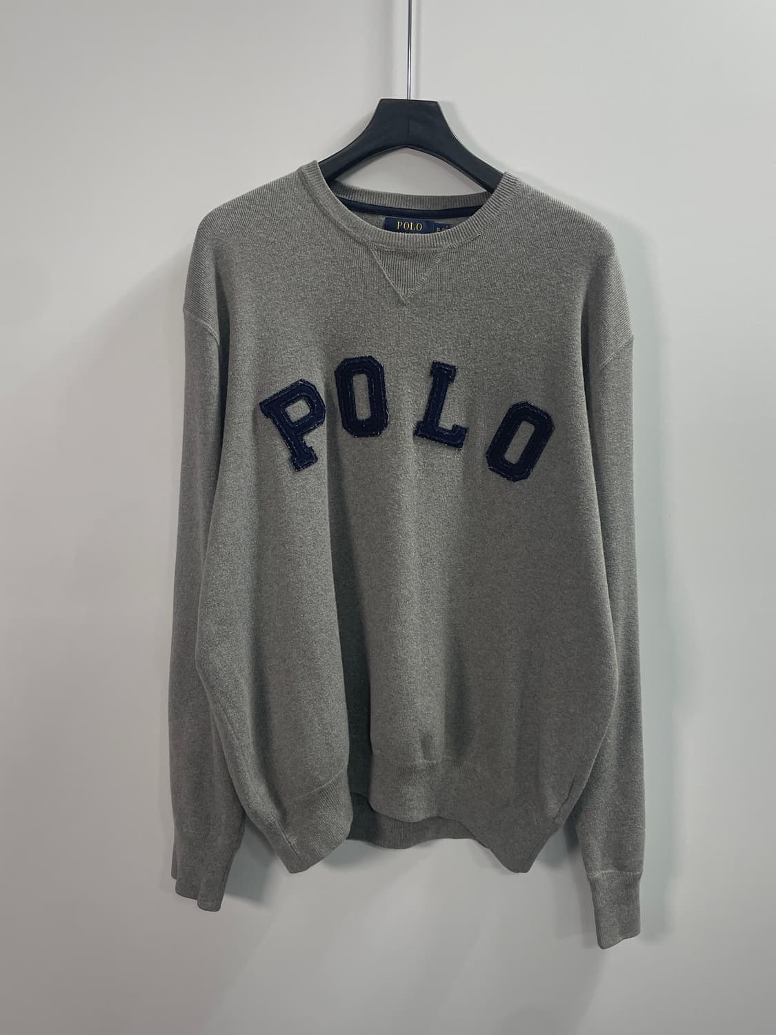 폴로 랄프로렌 아치로고 니트 맨투맨 (on.711)   상품이미지1