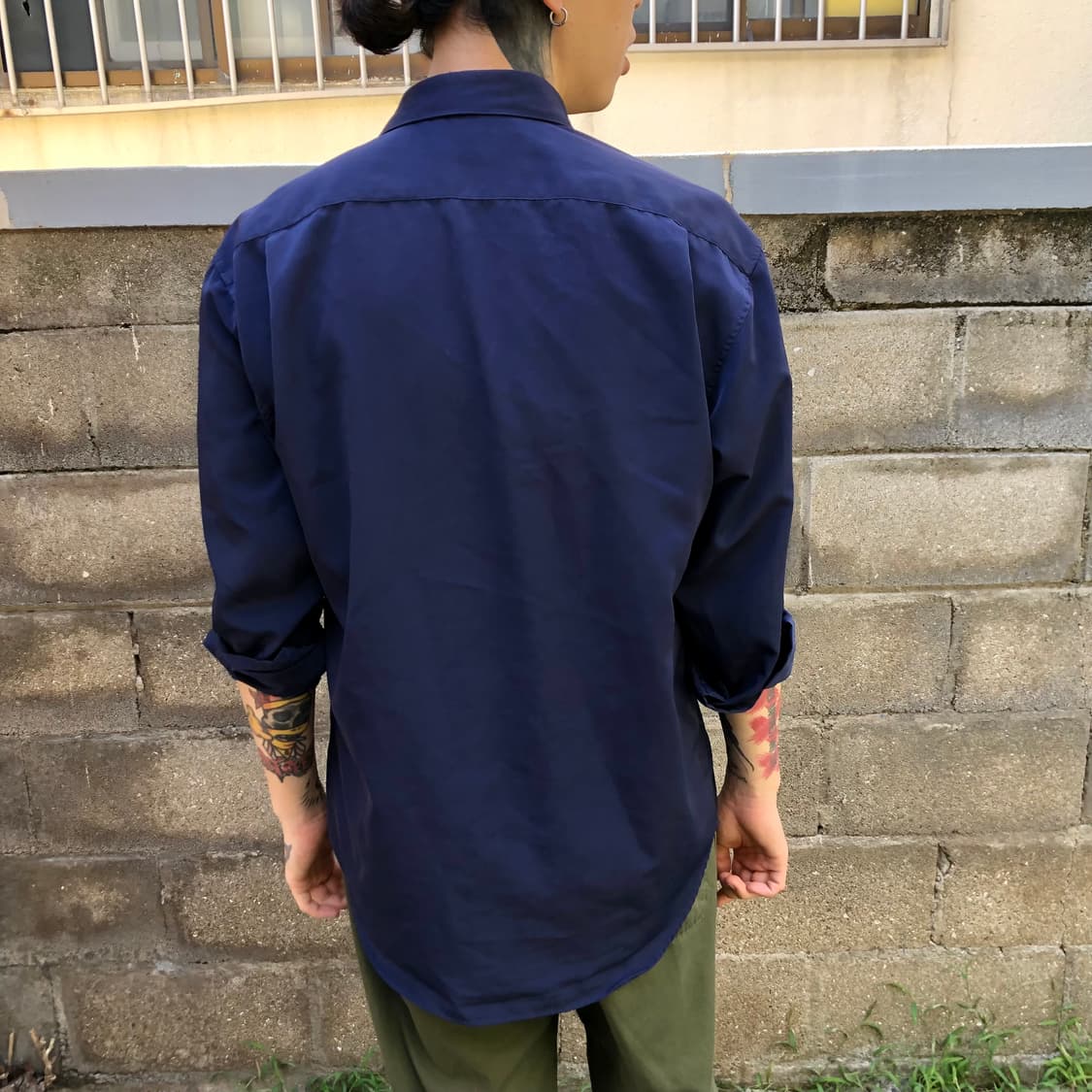 Japan vintage hidden button shirts 상품이미지5