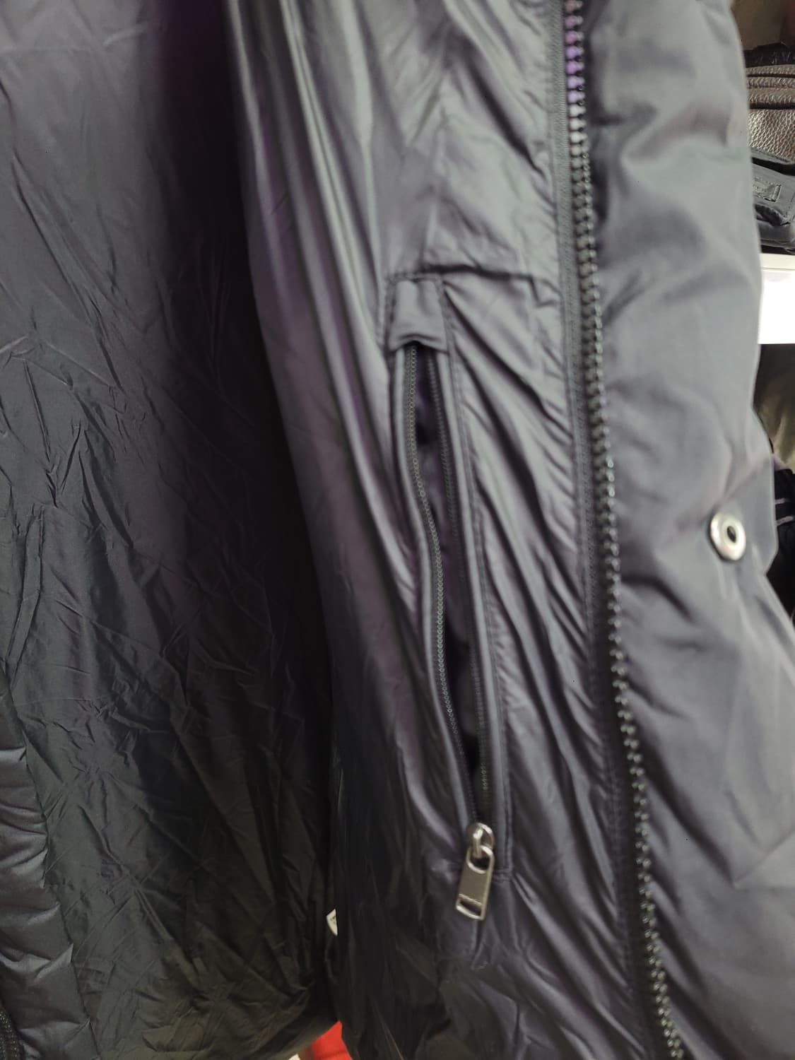 빈폴 블랙 오리털 후드 패딩 점퍼 상품이미지4