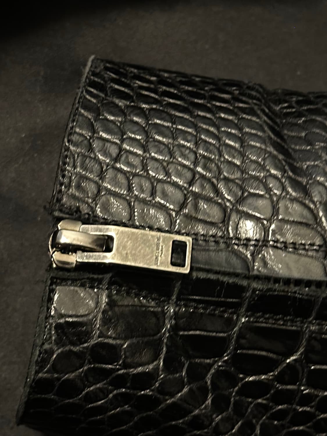 생로랑 크로커다일 모터사이클 하네스 부츠 상품이미지7