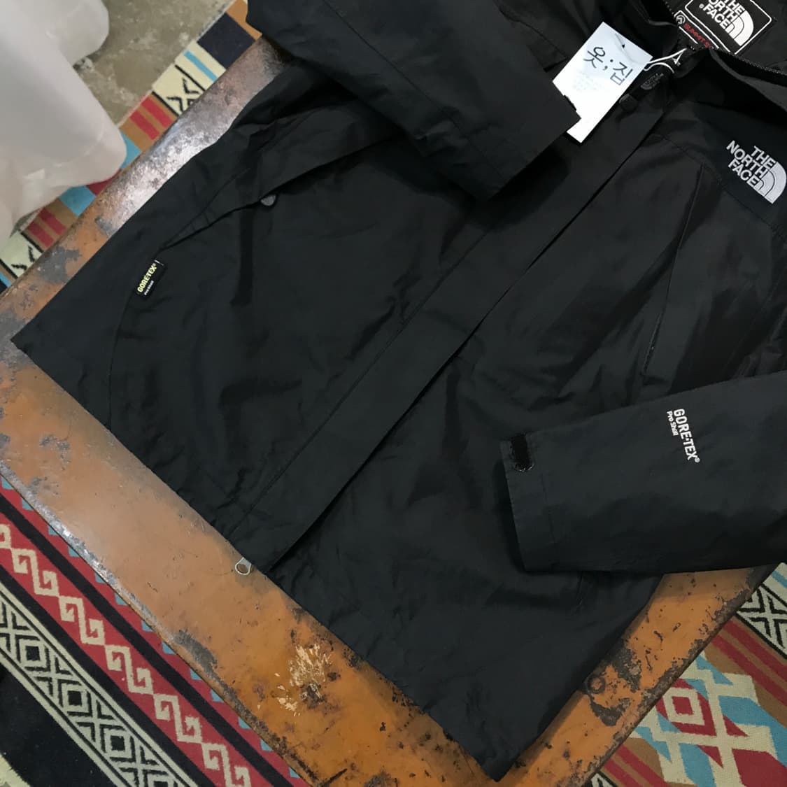 노스페이스 고어텍스 블랙 윈드브레이커 여성 55 사이즈 상품이미지4