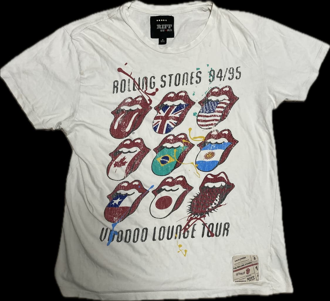 롤링스톤즈 94/95 부두 투어 반팔 티 상품이미지1
