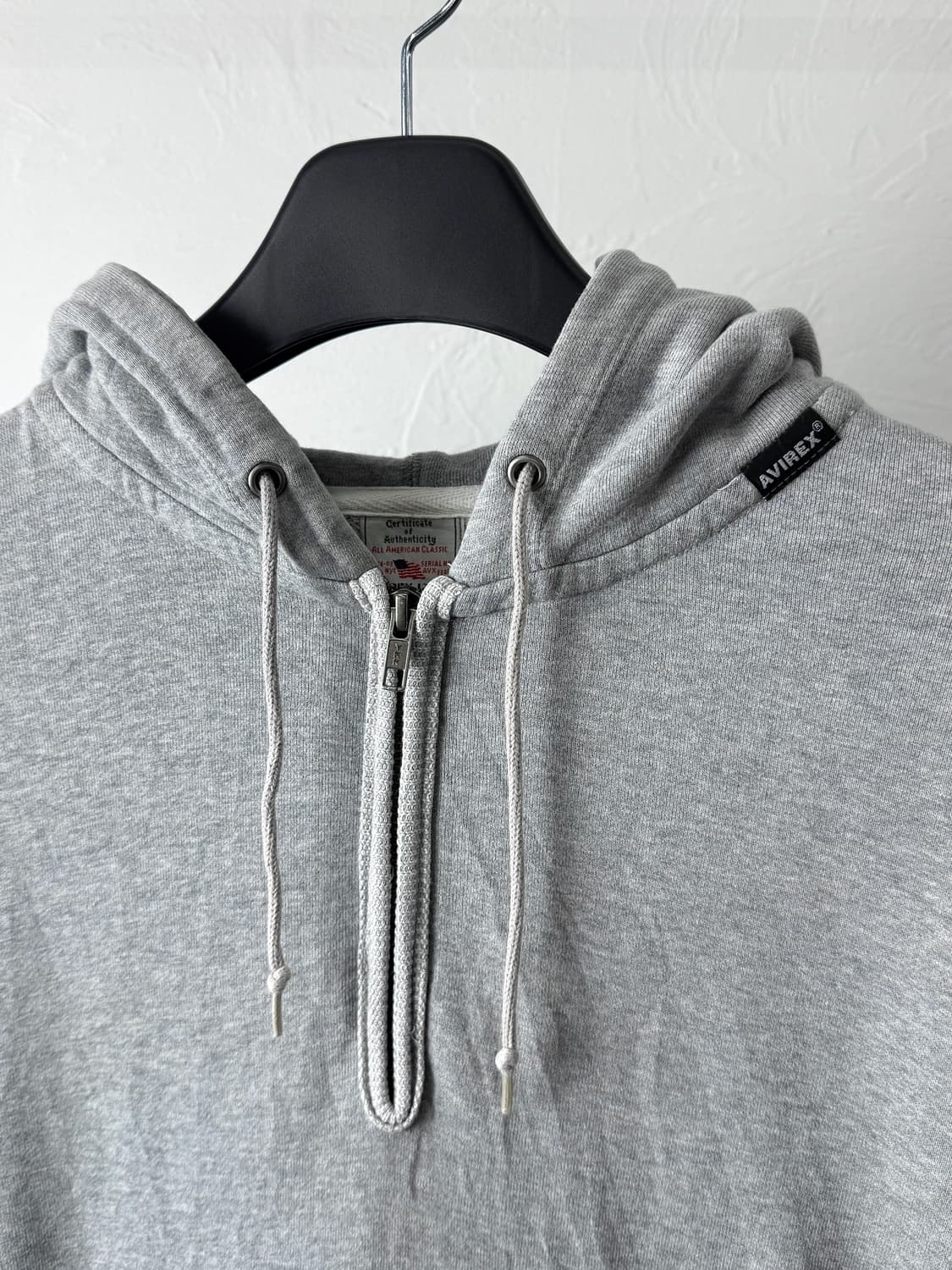 아비렉스 하프집업 후드티 상품이미지3