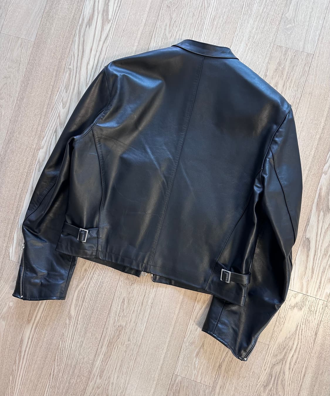 토니웩 이탈리안 카프 레더 가죽 카페 레이서 자켓 L 사이즈 상품이미지7