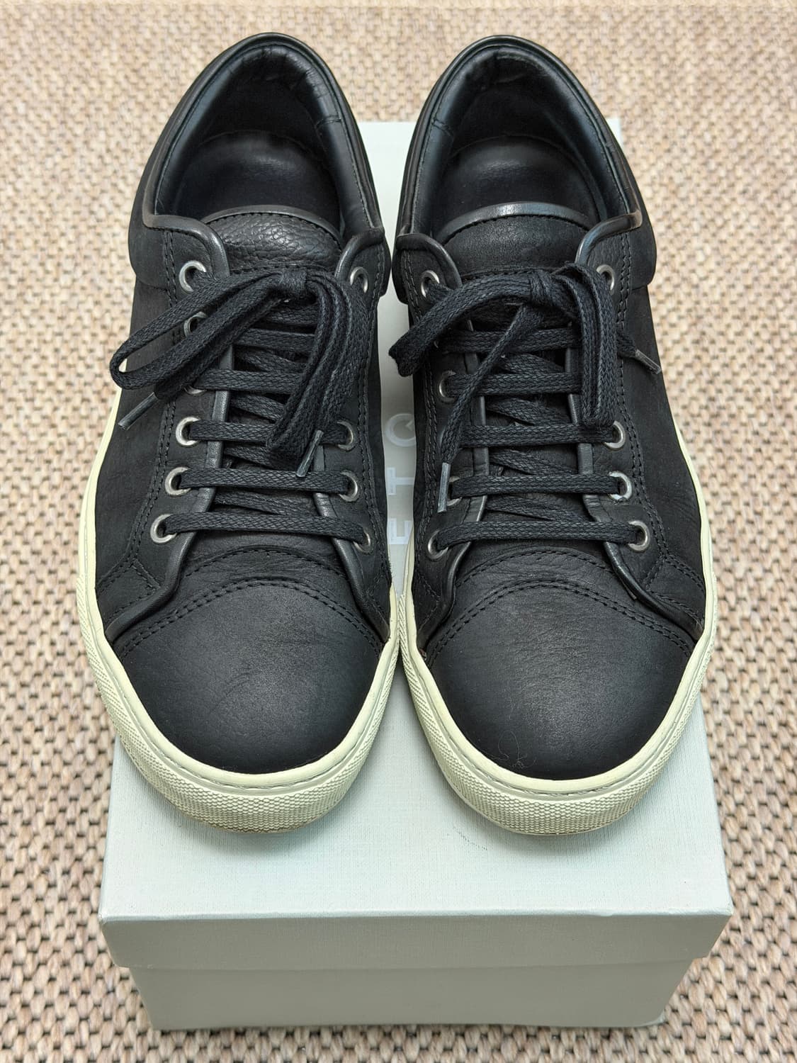 ETQ 암스테르담 블랙 가죽 스니커즈 상품이미지1