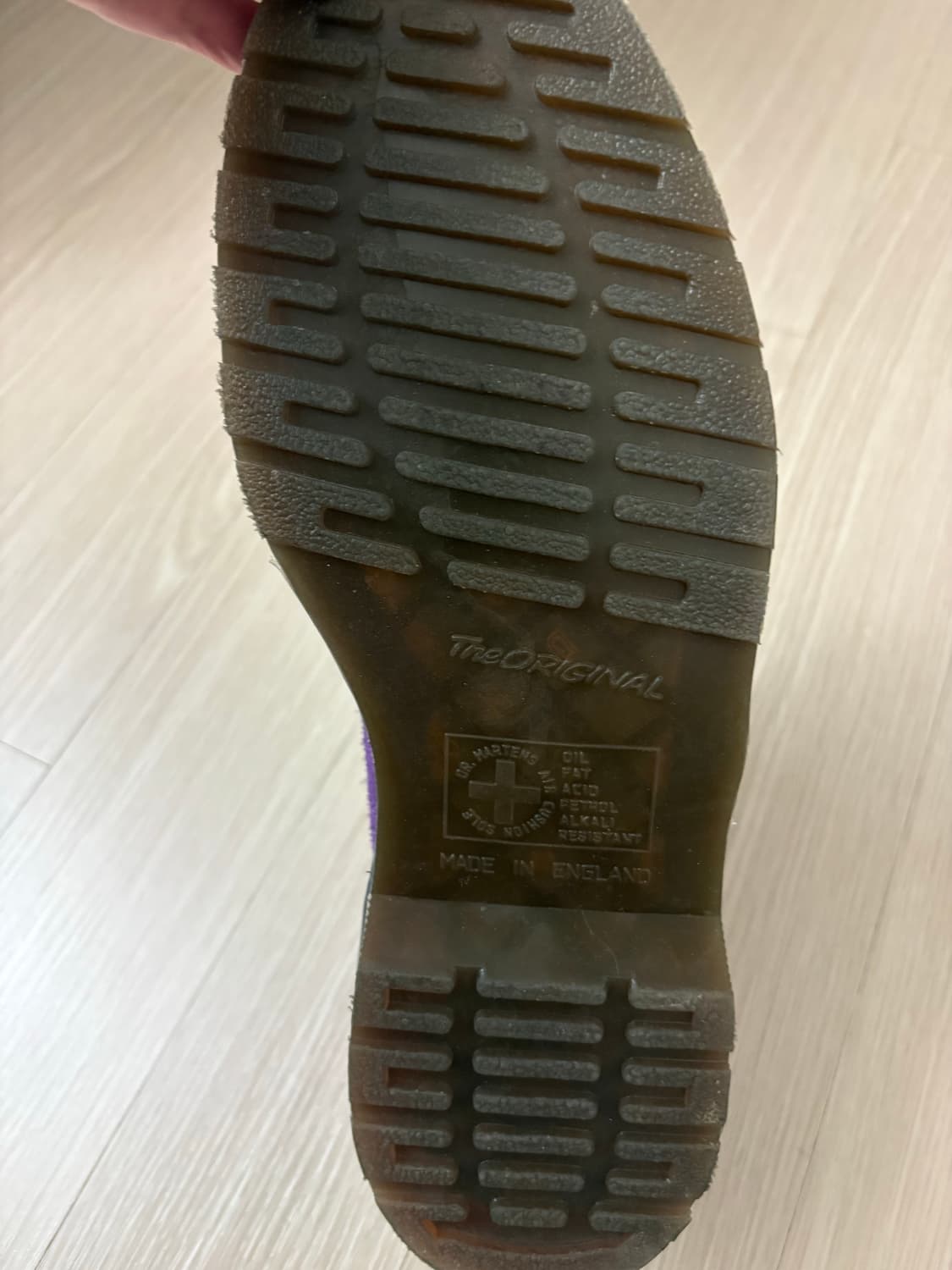 닥터마틴 1461 스웨이드 퍼플 (uk7) 상품이미지3