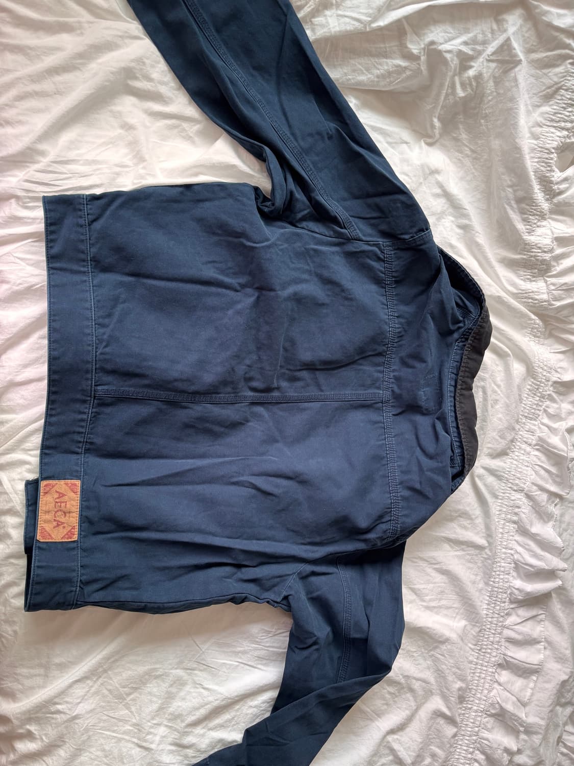 AECA Vintage Canvas Work Jacket Navy 상품이미지8