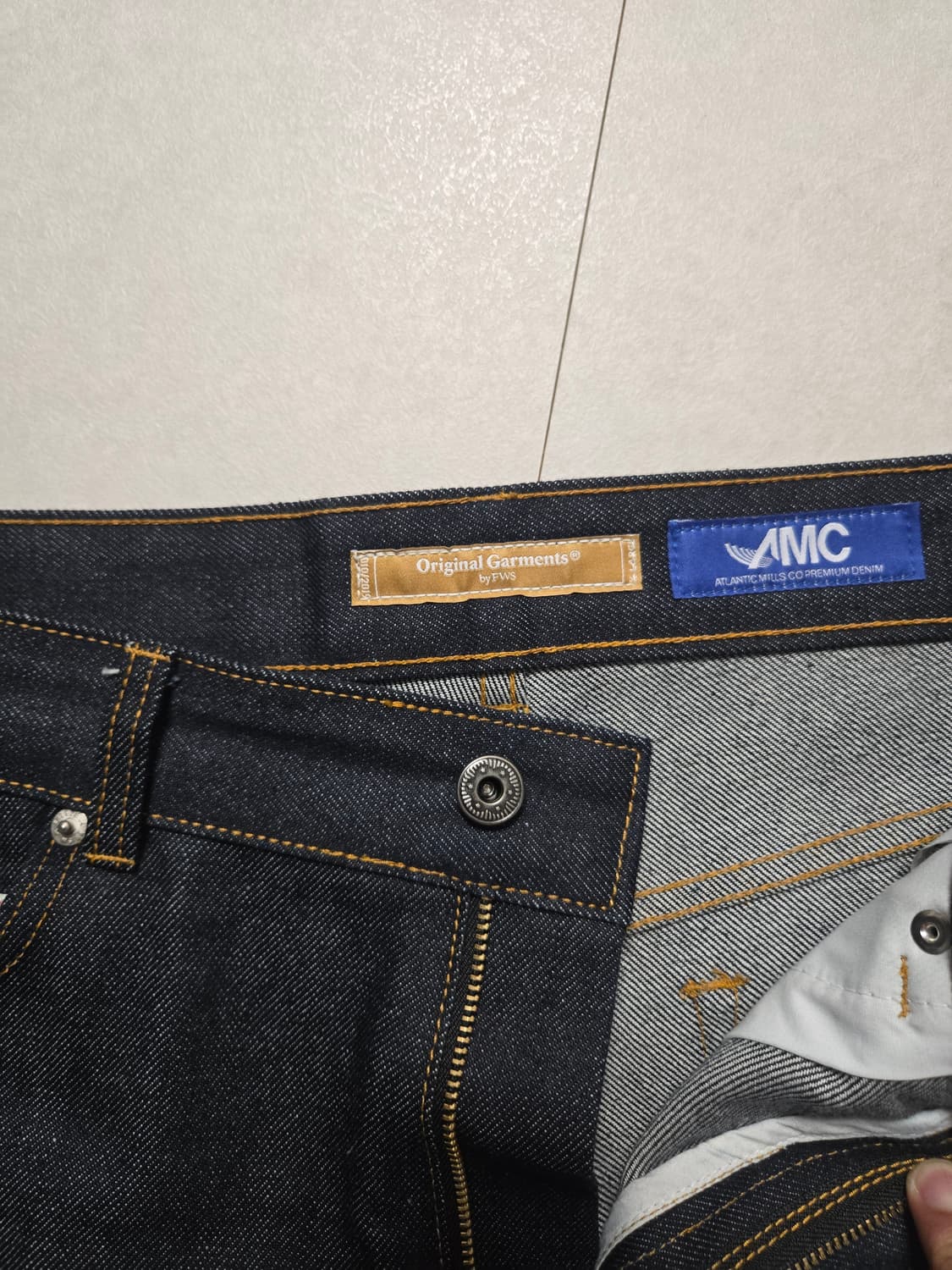 프리즘웍스 셀비지 레귤러 데님  상품이미지4