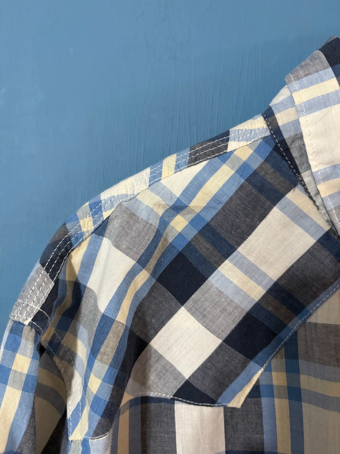 00‘s Levis Check Western  shirt. 상품이미지7
