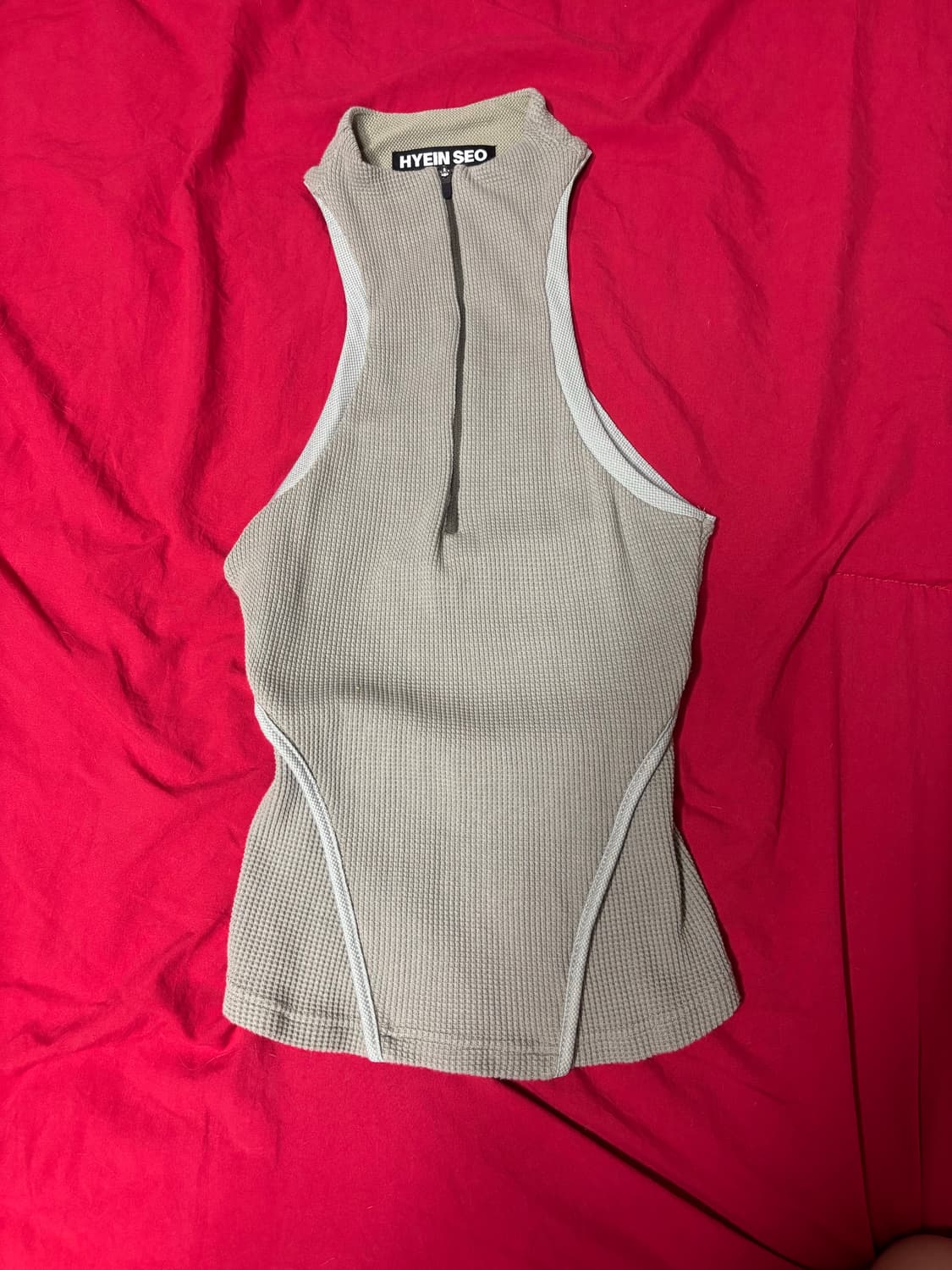 [Hyein Seo] half-zip racer back SIZE0 상품이미지1