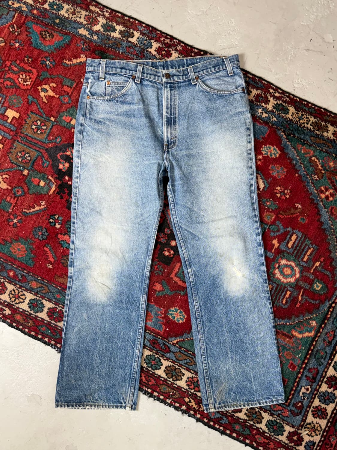 80's USA Made 빈티지 리바이스 517 오렌지탭 부츠컷 상품이미지1