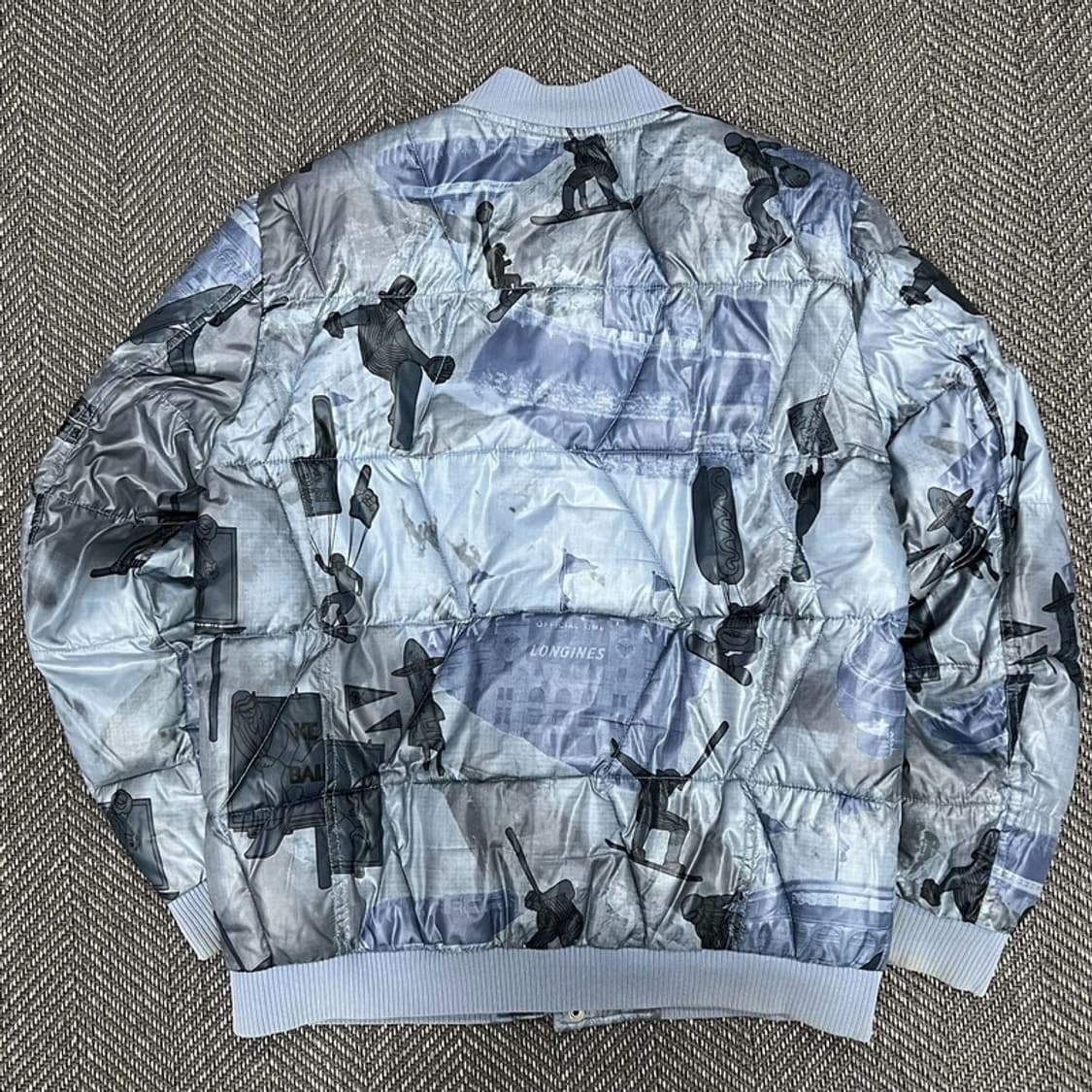 mlb 보드프린팅 바시티 패딩 v0986 상품이미지2